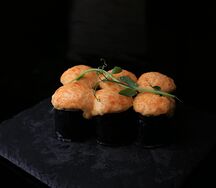 Запеченные маки с семгой