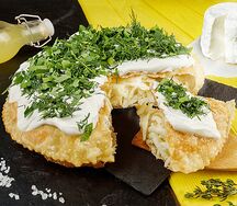 Пирог с адыгейским сыром