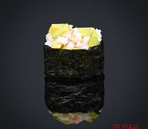 Спайси креветка с авокадо