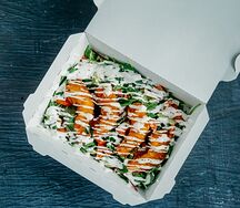 Микс-салат с креветкой