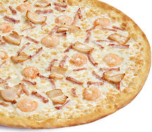 Пицца Сёрф-энд-Тёрф от шефа Дениса Крупени