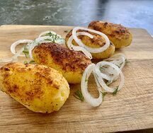 Картошка на мангале