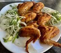 Шашлык из куриных крыльев