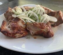 Шашлык из cвинoй шеи