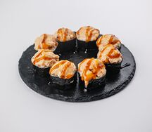 Запечённый с лососем