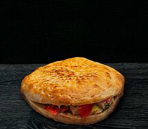 Большая шаурма в тандыре с курицей