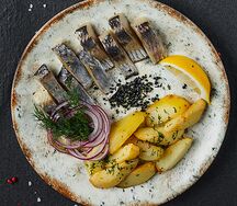 Селедка с картофелем