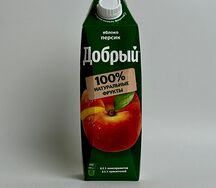 Сок добрый персик-яблоко