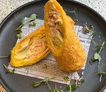 Шаурма в кляре с сыром