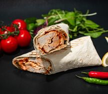 Шашлык из индейки в лаваше