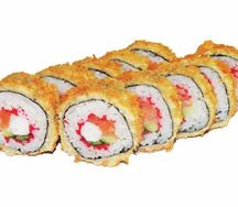 Жаренный с креветкой и лососем