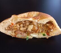 Шаурма в лепёшке