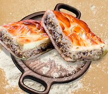 Пирог Капуста с грибами