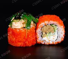 Ролл с копченой курицей и омлетом тамаго