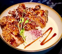 Цыпленок Umami с булгуром