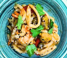 Удон с морепродуктами