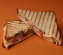 Тост с курицей