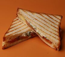 Тост с лососем