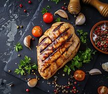 Грудка куриная на мангале