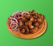 Грибы на мангале