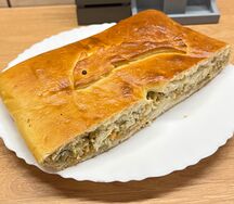 Пирог с капустой и рыбой