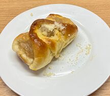Пирожок-конверт с яблоком
