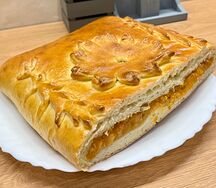 Пирог с курагой