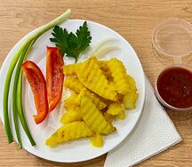 Картофель запеченный по-деревенски