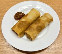 Блины с варёной сгущёнкой