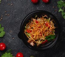 Салат с картофелем пай