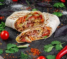 Мини-шаурма с курицей классическая