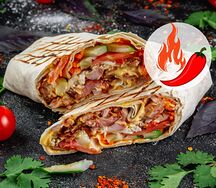 Шаурма острая с курицей мини