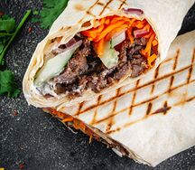 Шаурма с говядиной классическая мини