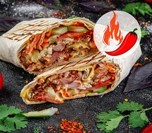 Шаурма с курицей острая
