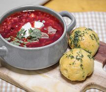 Борщ с говядиной