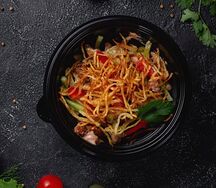 Салат с картофелем пай