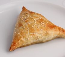 Самса с картошкой и грибами