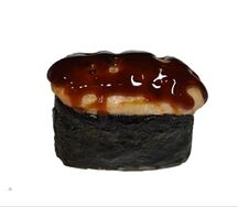Запечённые суши с креветками