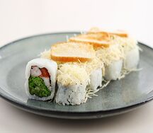 Ролл Цезарь с креветкой