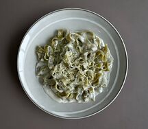 Феттуччине Три сыра