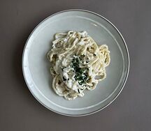 Спагетти с сыром