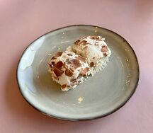 Профитроль с белым шоколадом