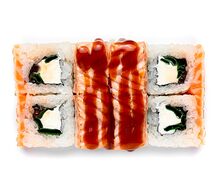 Икура ролл опалённый