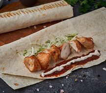 Шашлык из курицы в лаваше