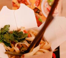 Wok с беконом (острый)