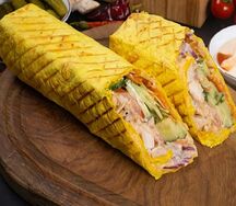 Сырная шаурма с цыпленком