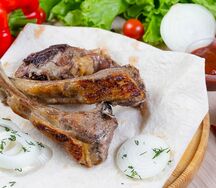 Бараньи рёбрышки с мякотью