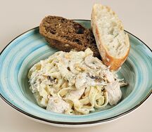 Паста с куриной грудкой