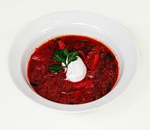 Борщ из свежей капусты
