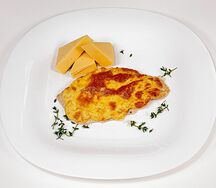 Свинина под сырной корочкой